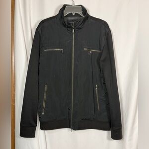 Banana Republic Black Bomber Jacket